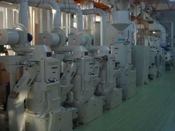 rice milling machinery