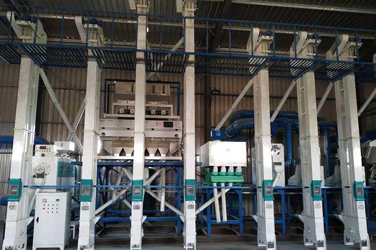 rice processing machine